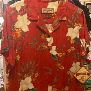 Caribbean Joe Floral Shirt size PXL